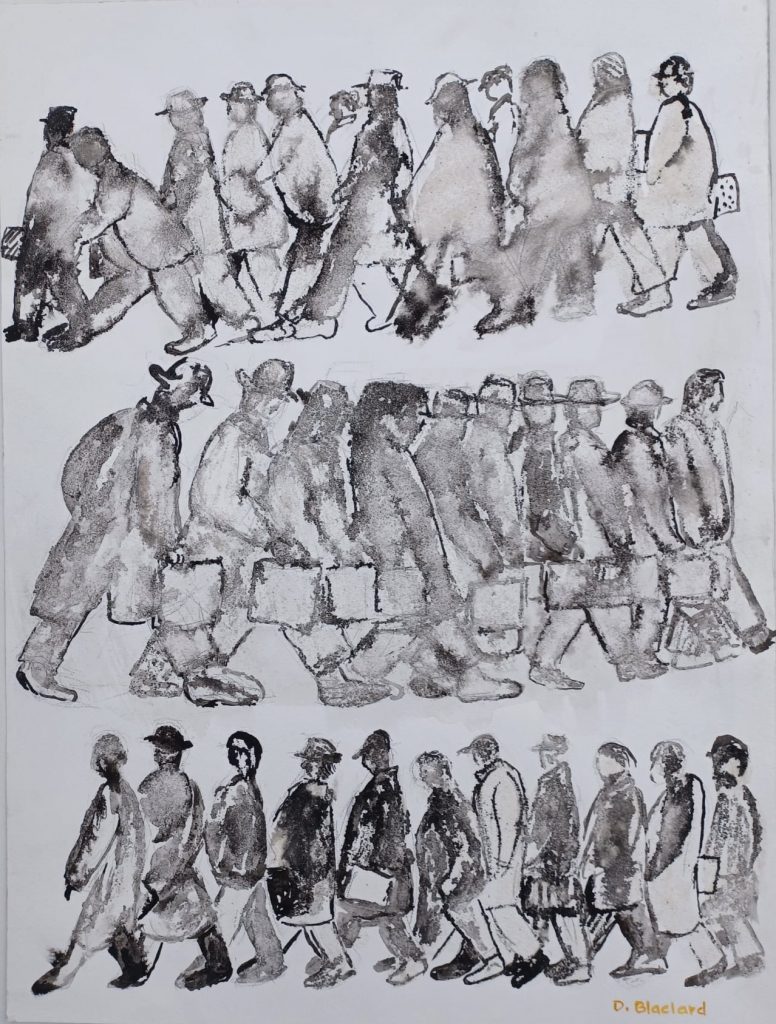 HOMMES D&rsquo;AFFAIRES — œuvre de Daniel Blaclard (BLACDAN)