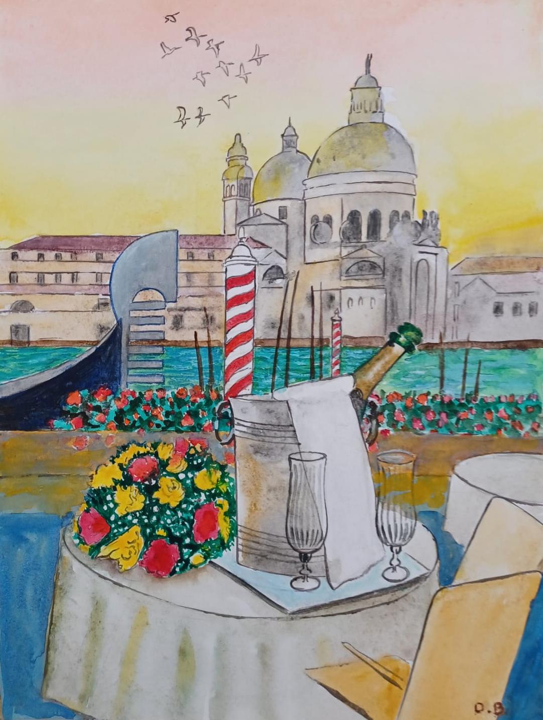 Champagne à Venise