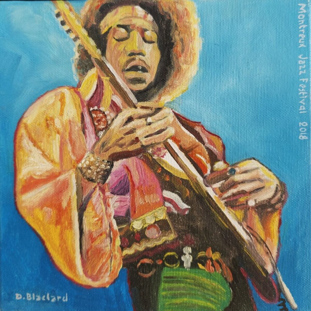 Jimmy — Huile sur toile, 26,5 x 20, œuvre de Daniel Blaclard (BLACDAN)